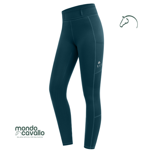 Leggings termici donna elt con grip in silicone