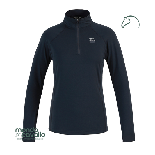 Maglia tecnica kingsland modello erin donna colore blu