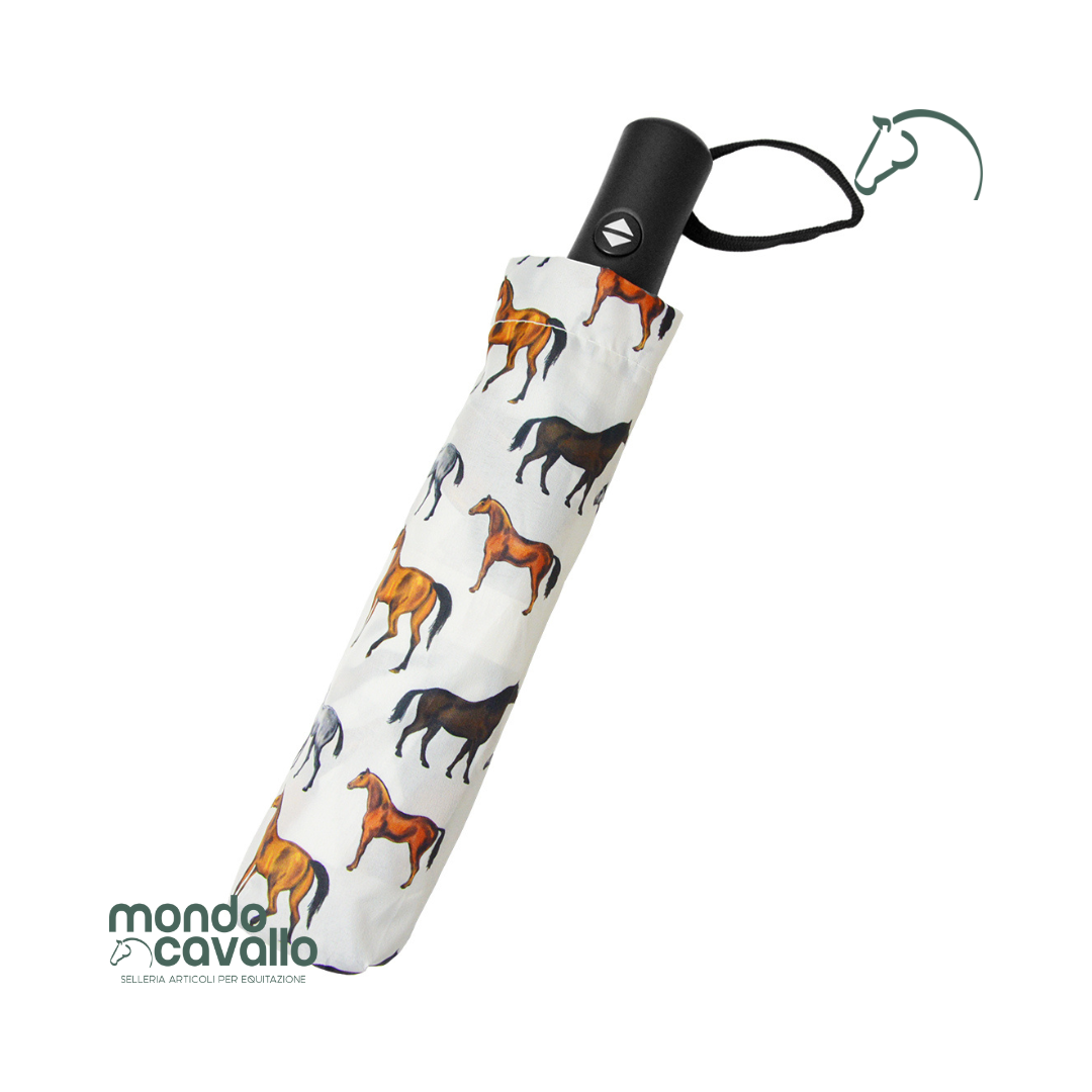 OMBRELLO CON CAVALLI SARTORE