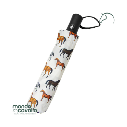 OMBRELLO CON CAVALLI SARTORE