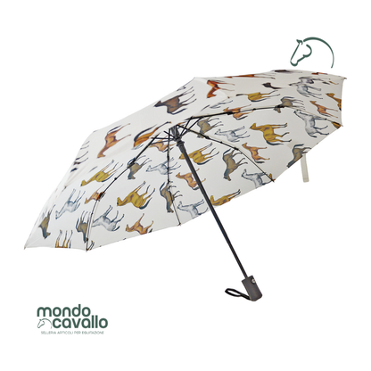 OMBRELLO CON CAVALLI SARTORE