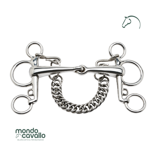 Pelham marca busse in acciaio inox a chiamata corta