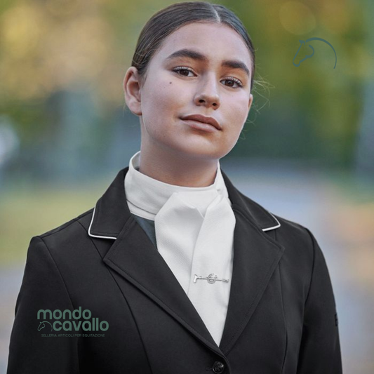 Plastron in cotone con velcro posteriore 