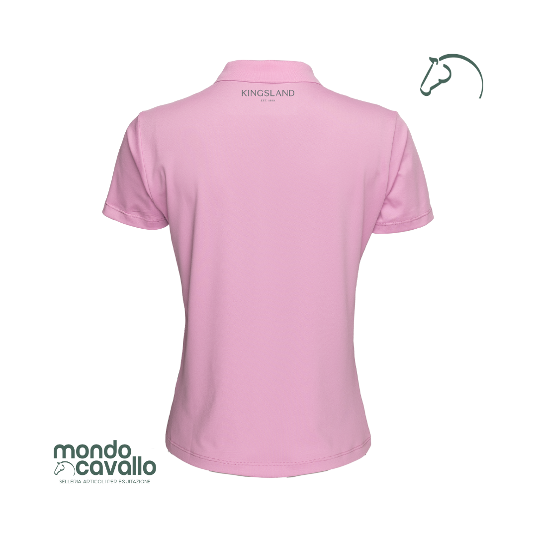 Polo in tessuto tecnico marca kingsland angolo outlet