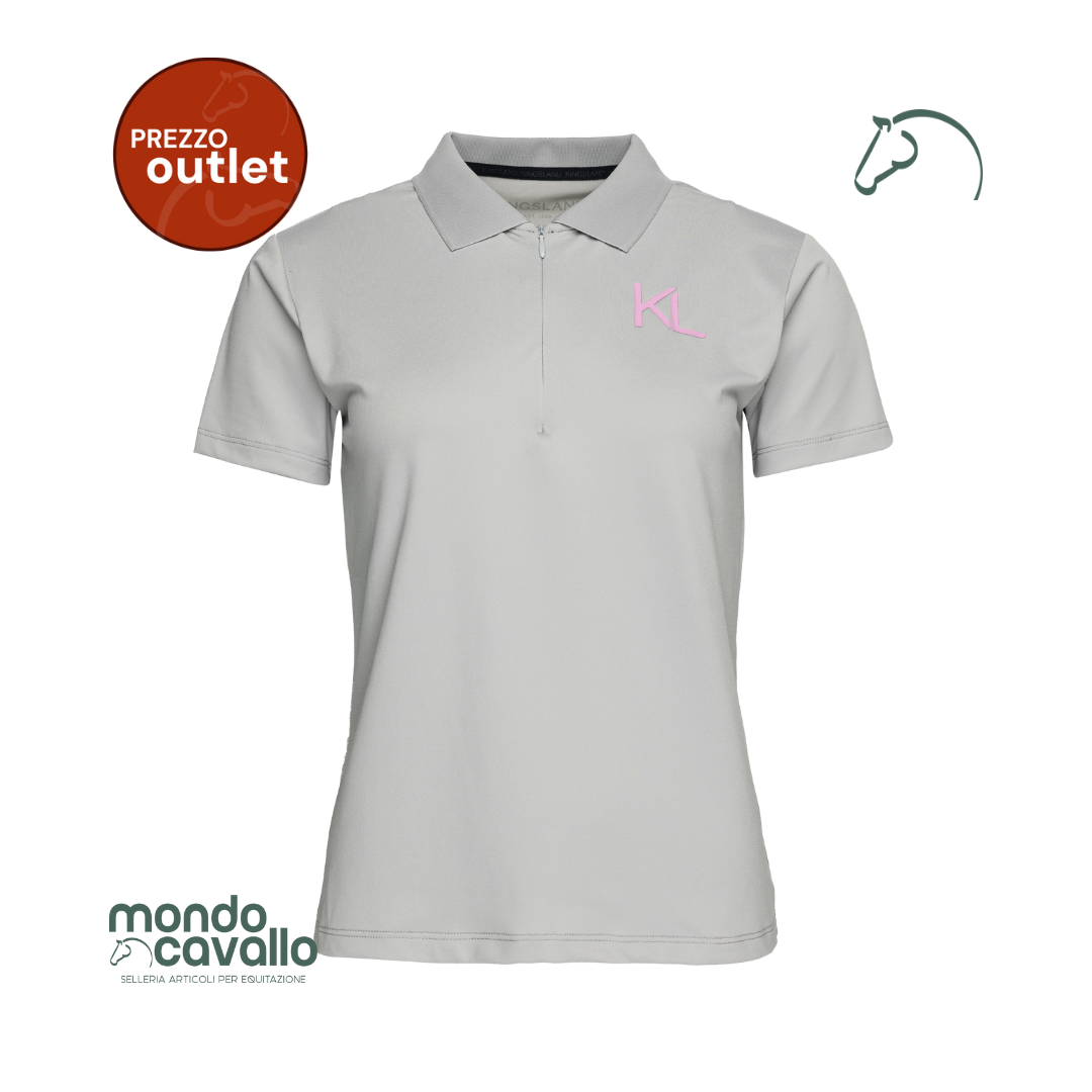 Polo in tessuto tecnico marca kingsland angolo outlet