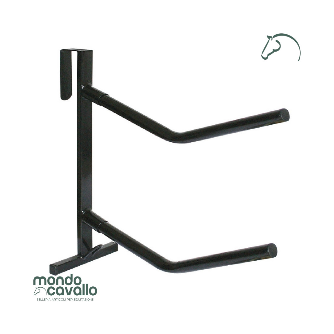Portasella da box smontabile inox nero