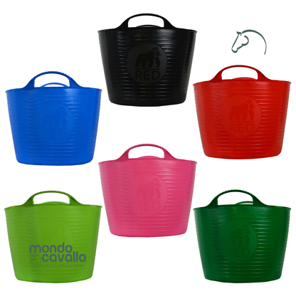 Secchio flessibile in plastica resistente da 14L colori assortiti