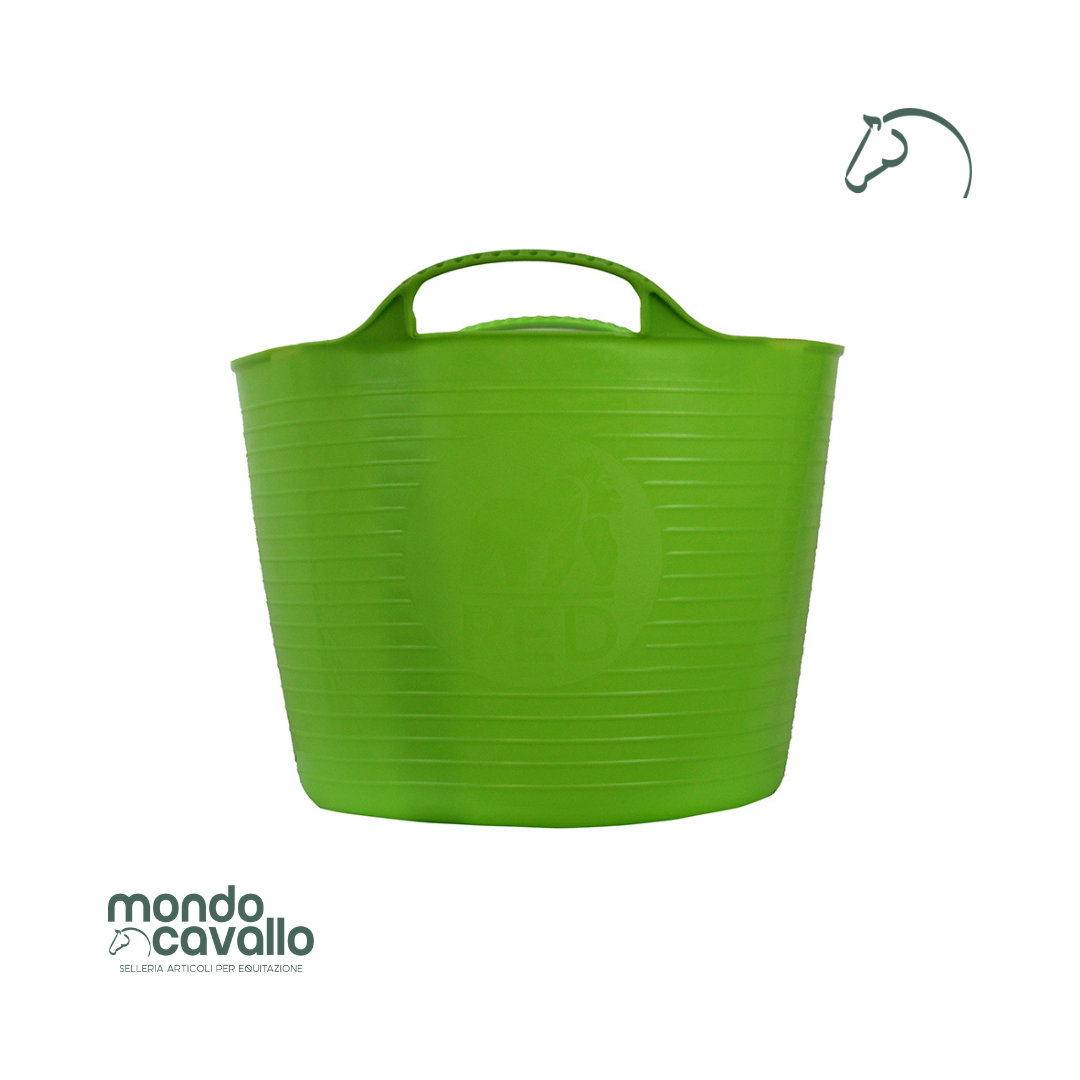 Secchio flessibile in plastica resistente da 14L colori assortiti