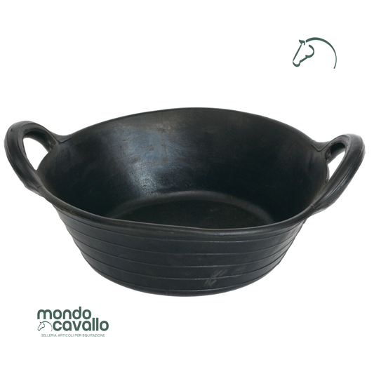 Mangiatoia secchio flessibile in gomma