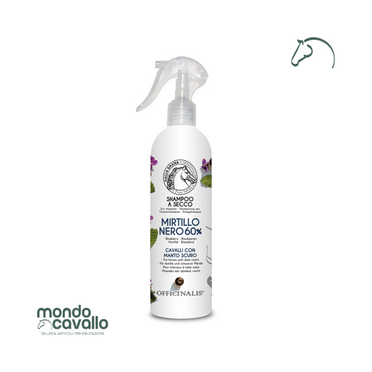 Shampoo a secco ideale per mantelli scuri
