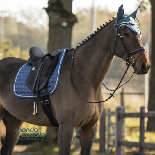 Sottosella e cuffia marca lami-cell colore blu atollo