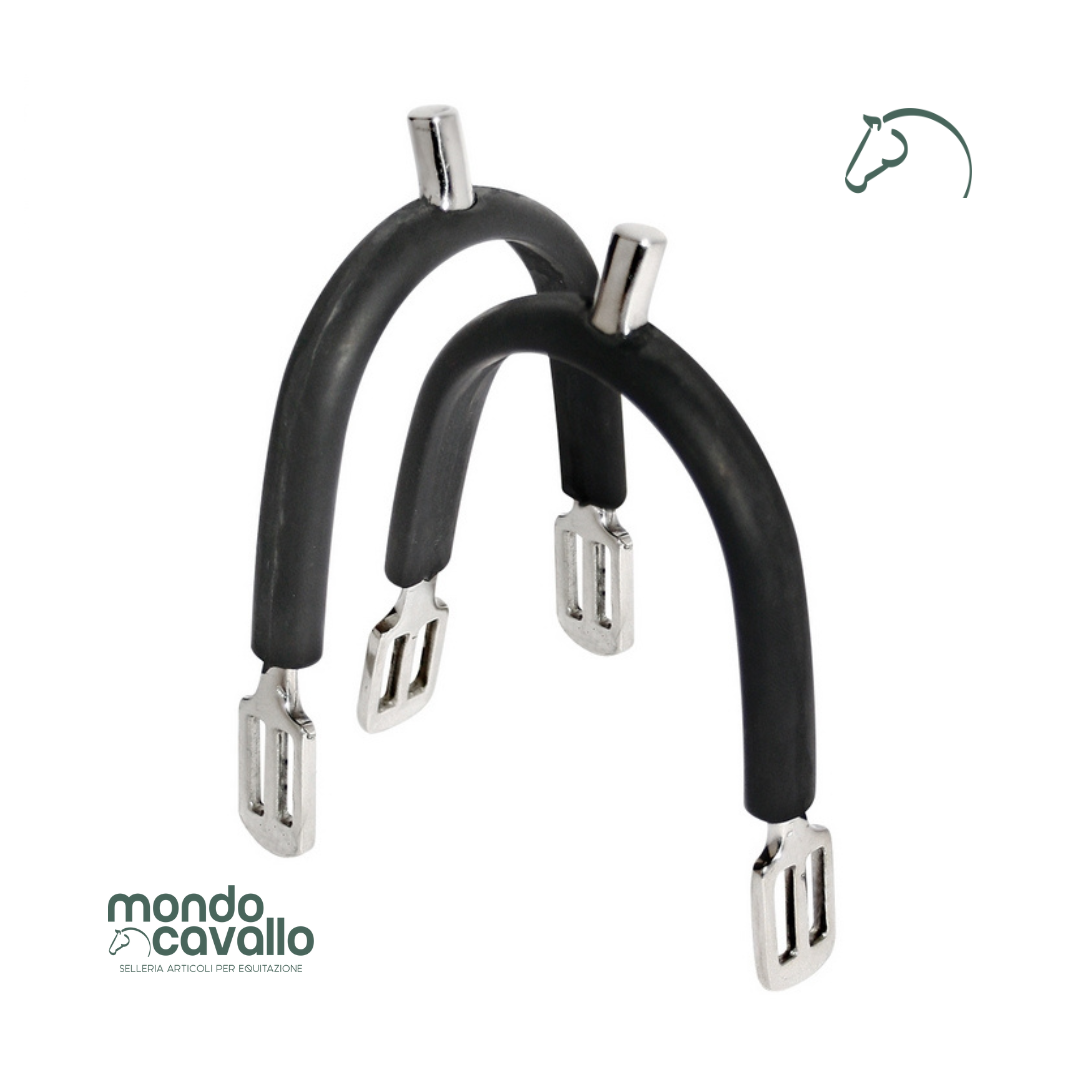 Speroni da donna ricoperti in gomma