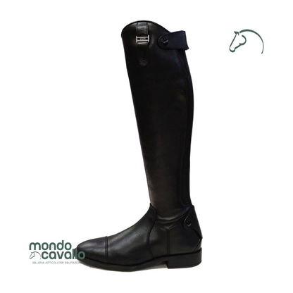 Stivali in pelle bottalata marca ego7 modello Virgo senza lacci